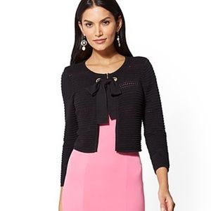 NWT Ny&co tie front cardigan/bolero